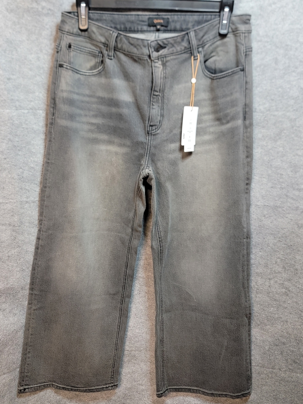 Quince Relaxed Straight Leg Jeans In Stonewashed Gray